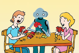 playing poker against computer bot
