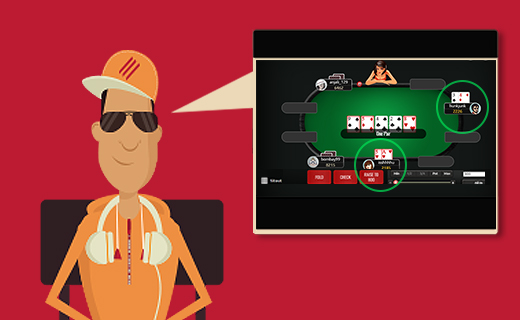 Step 9 - How to play poker online