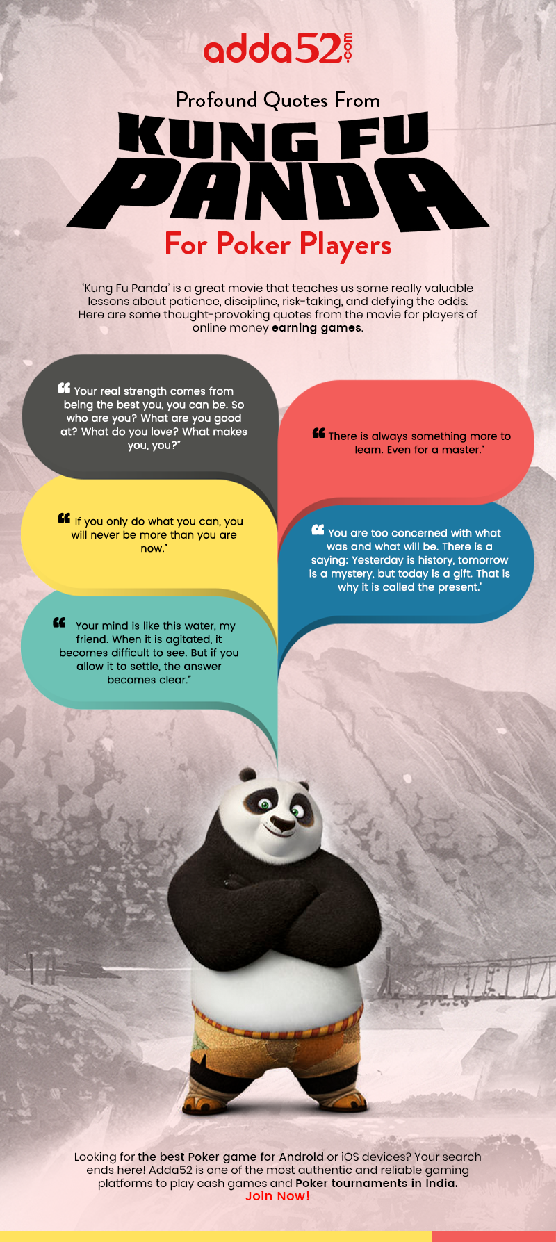 Profound Quotes From Kung Fu Panda For Poker Players