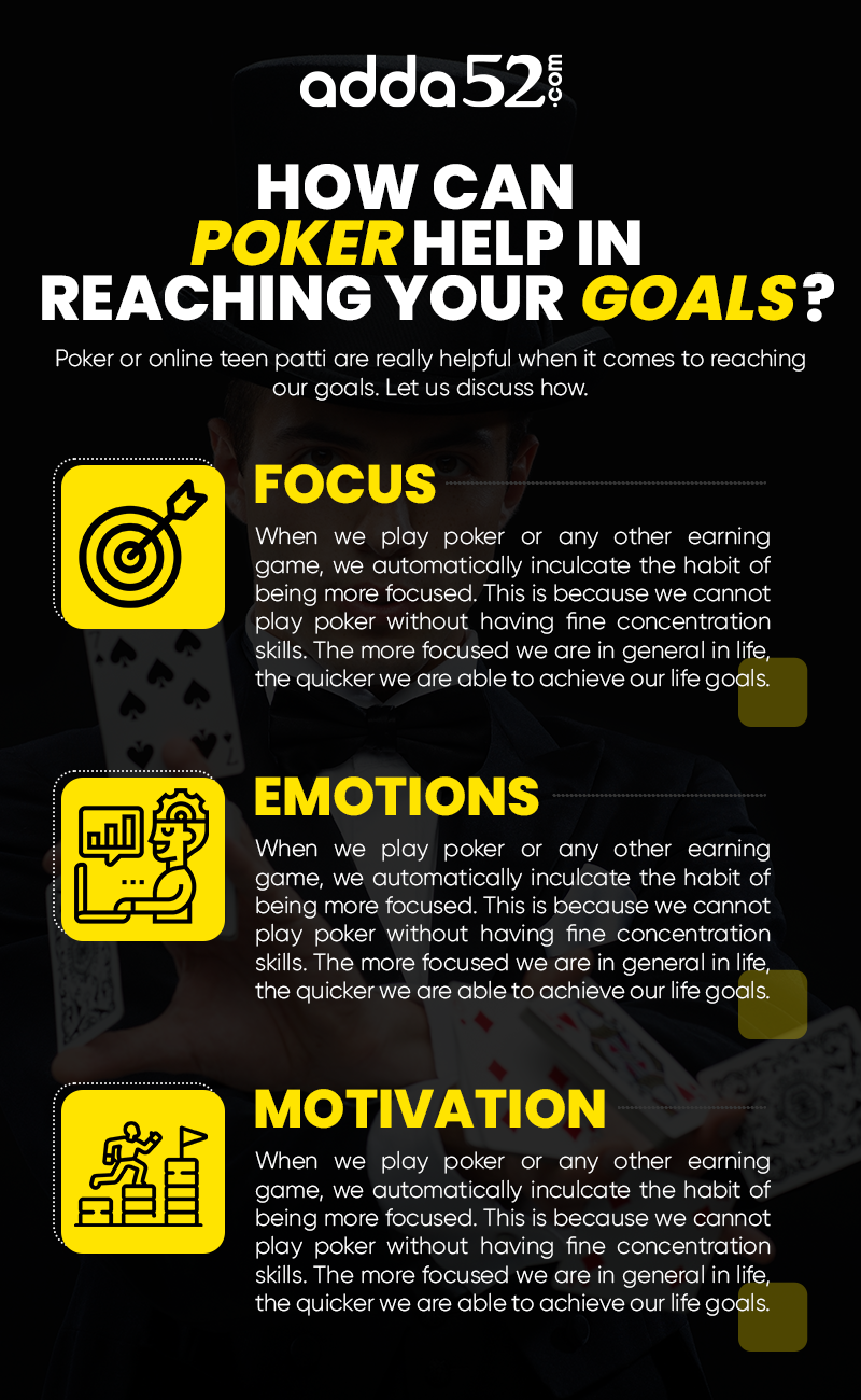 How Can Poker Help in Reaching Your Goals