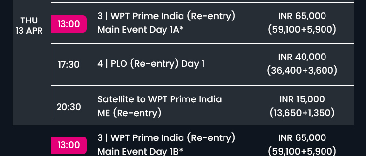 WPT-Schedule